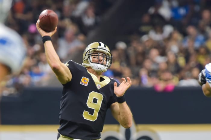 Quarterback Drew Brees © SCOTT CLAUSE / USATODAY Network via Imagn Content Services, LLC